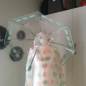 3XL Pusheen rain coat AND matching umbrella NEW